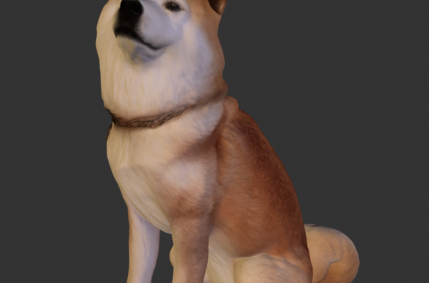 犬の3Dプリント用データ